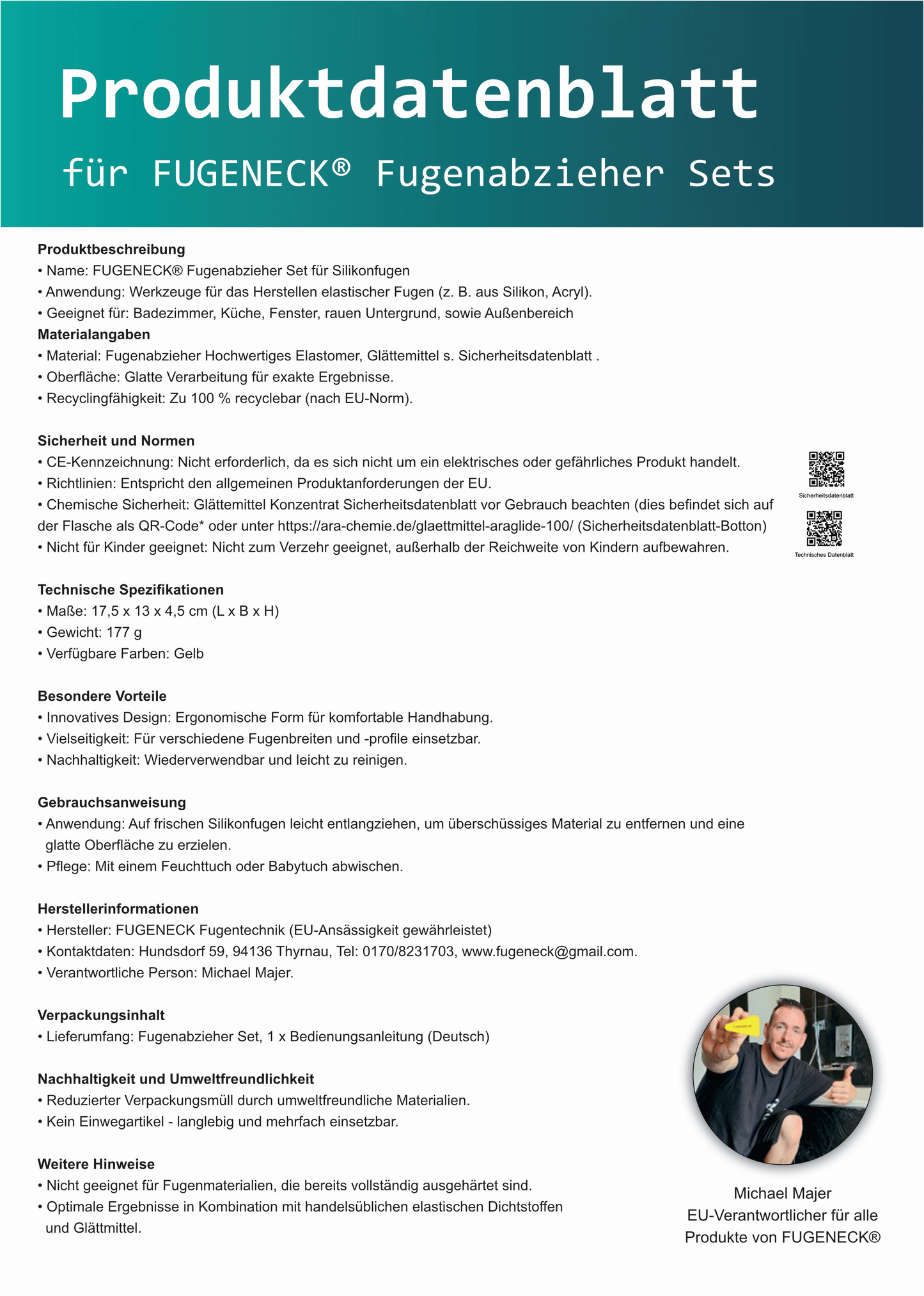 FUGENECK® - Das kleine Radien Set - mit aller vielfalt was du je brauchst