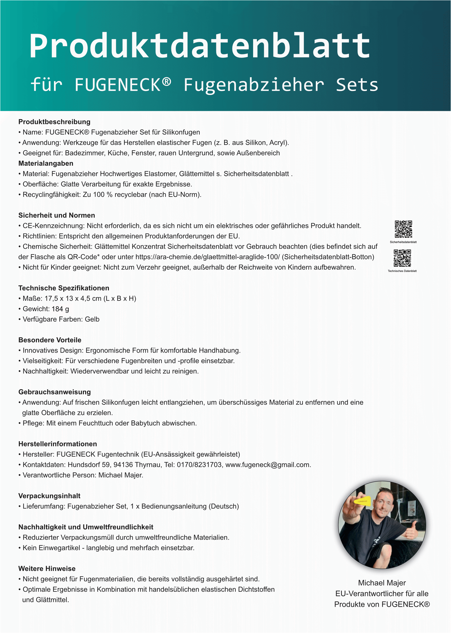 FUGENECK® - Das perfekte Fugenabzieher Set mit allem was du brauchst