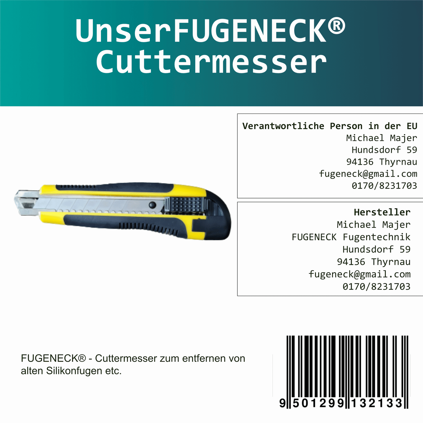 Cuttermesser (Fugeneck)