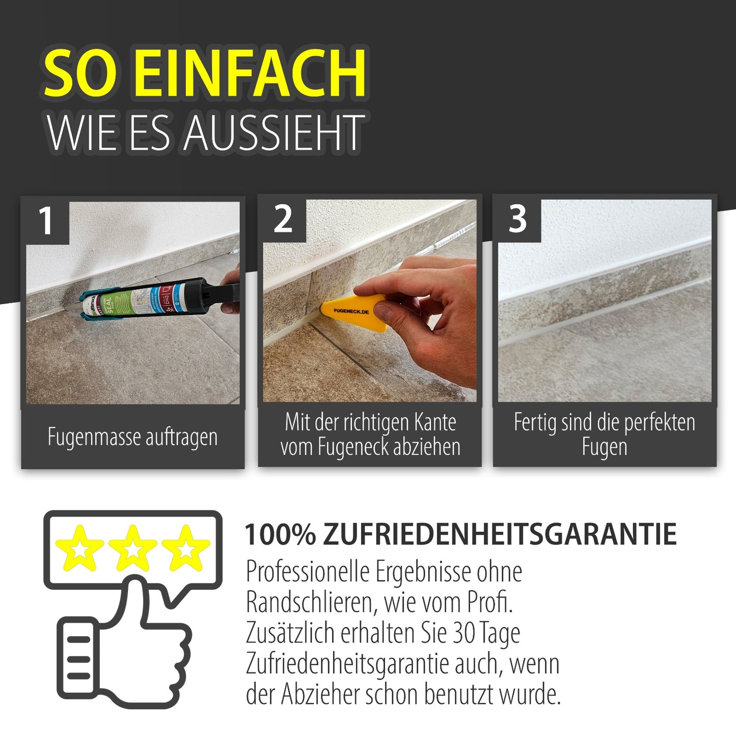 FUGENECK® - Das perfekte Radien Set - mit aller vielfalt was du je brauchst