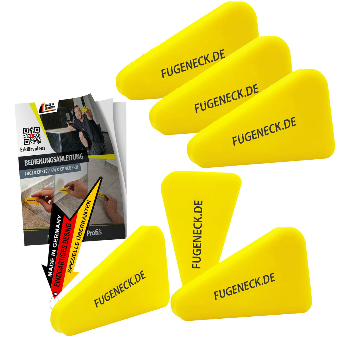 FUGENECK 6er Set Fugenabzieher