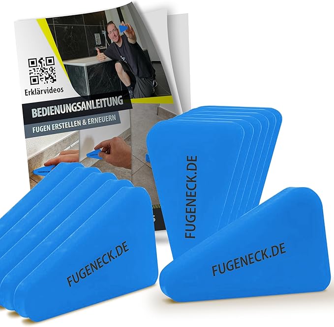 FUGENECK 12er Set Fugenabzieher Blau