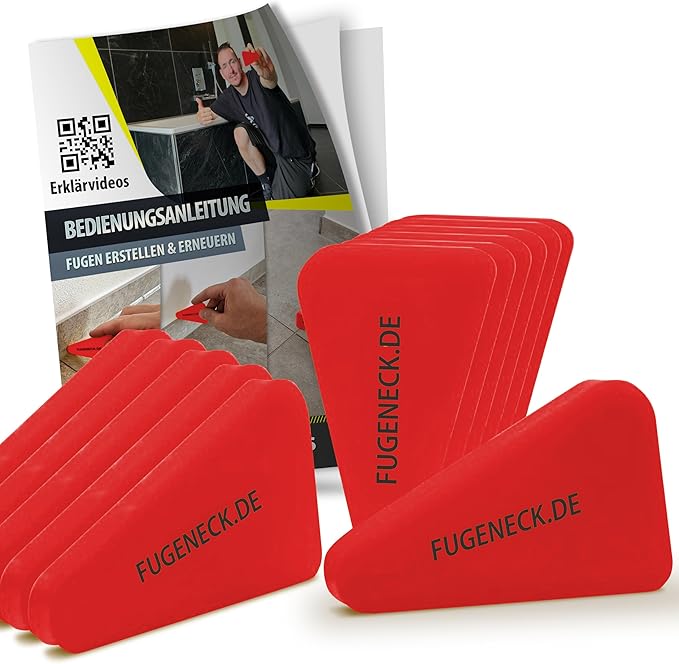 FUGENECK 12er Set Fugenabzieher Rot