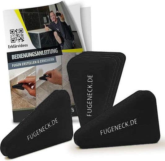 FUGENECK 6er Set Fugenabzieher Schwarz
