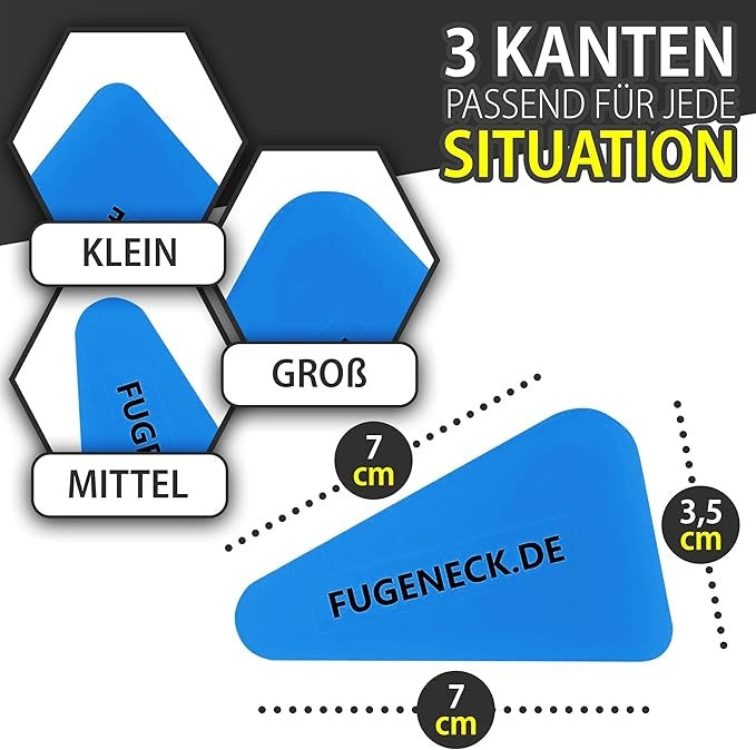 FUGENECK Blau 3 Kanten