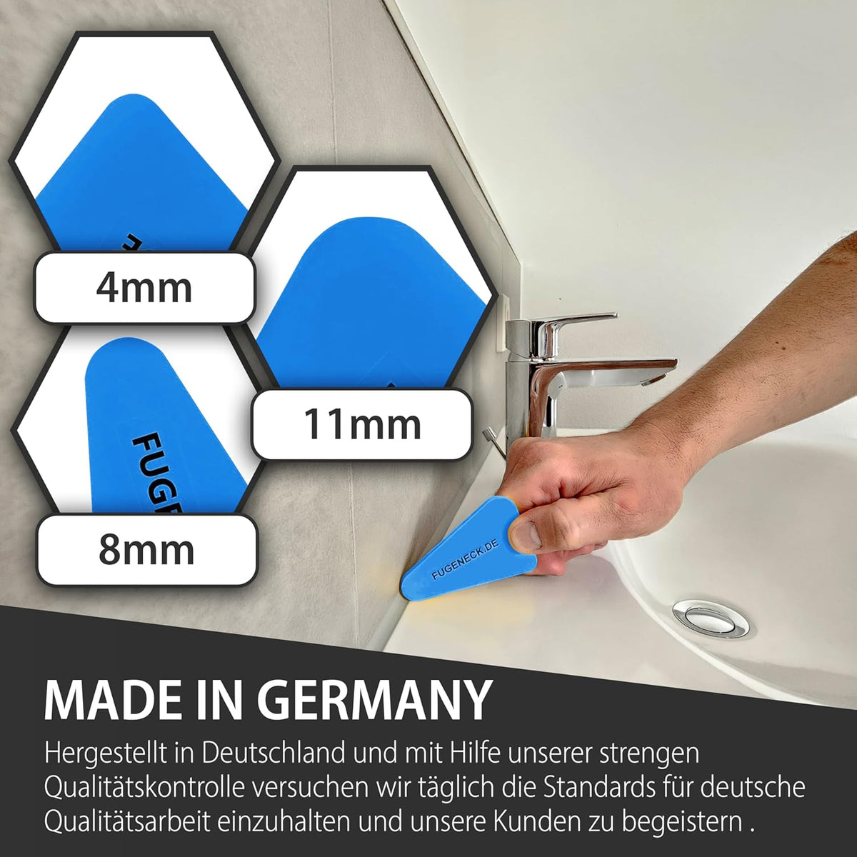 FUGENECK Blau hergestellt in Deutschland